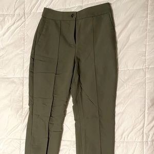 Olive Ankle Pants